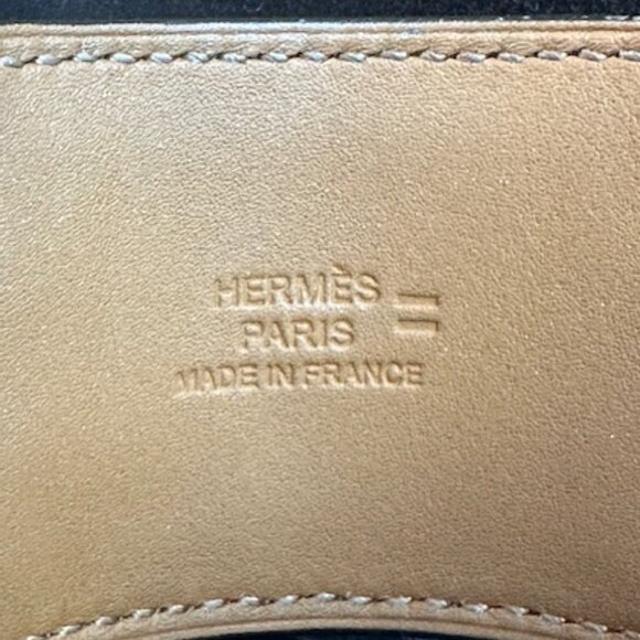 AUTHENTIC HERMES Collier De Chien Lizard / Rose Gold Cuff - Picture 6 of 11